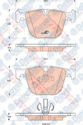 05P1367 Fren Balata Arka Bmw 7 Serisi (E65) 740 D 2001-/ 5 Serisi (E60) 535 D 2003-2010/ (E60) 540 I 2003-2010/ X5 (E70) 3.0 D 2007-2012/ 6 Serisi (E63) 650 I 2004-/ (E63) 630 I 2004-